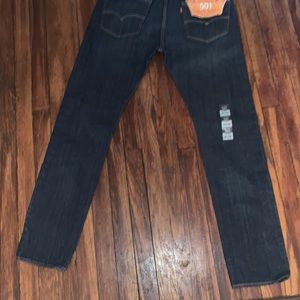 NWT levis 34x32 501 skinny XX button fly dark denim 👖